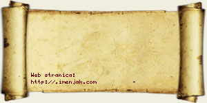 Anđela Ćosić vizit kartica